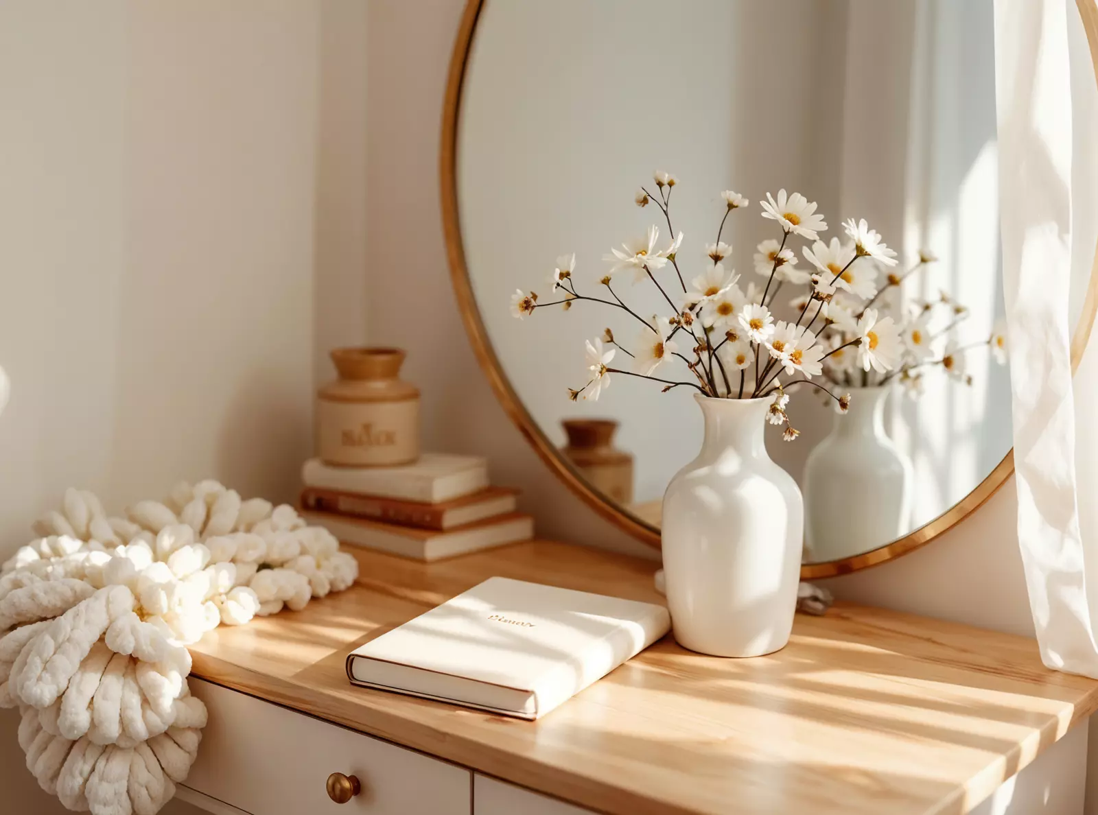 Sunlit dresser
